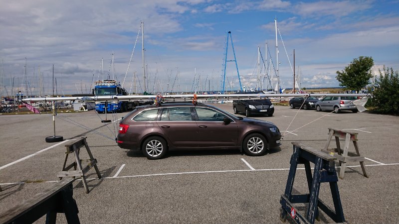 IF-mast på Skoda Octavia, sidovy