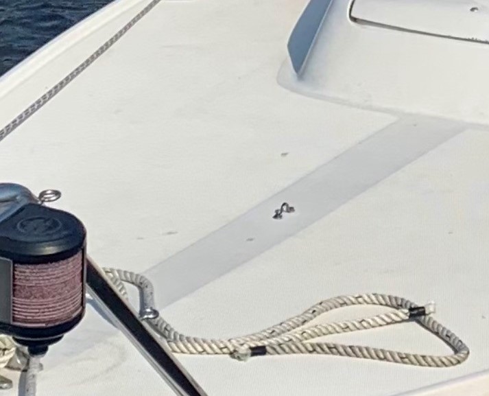 the tiny hook - sorry I've been dumb enough to take only such photo