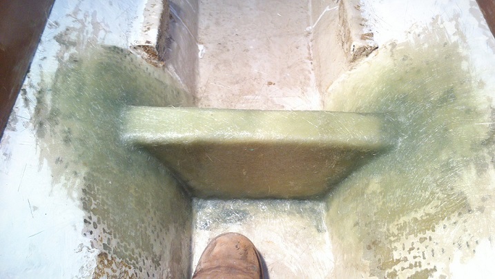 Nytt främre skott efter 7 lager glasfiberväv