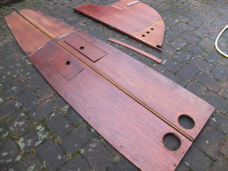 Kojfronter innan rengöring