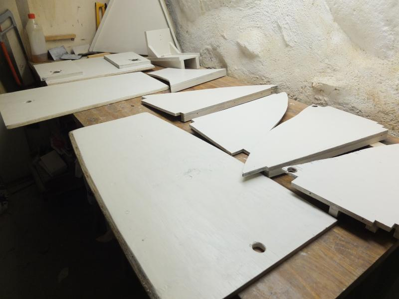 Nymålade småskott och durkar